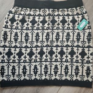 Maurice's Women's Knitted Knee Length Winter Skirt